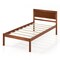Metal Twin/Full/Queen Size Bed Frame with Wooden Headboard and Slat Support